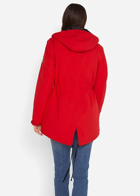 Parka tecnico impermeabile con cappuccio, bonprix