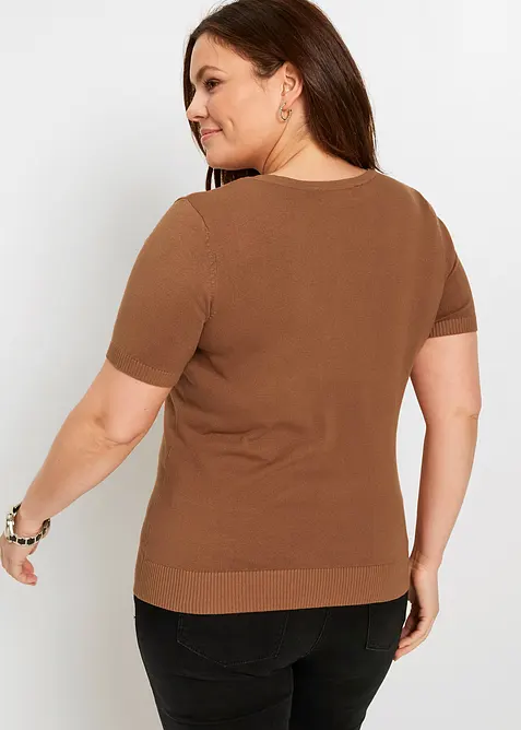 Maglione a maniche corte, bonprix