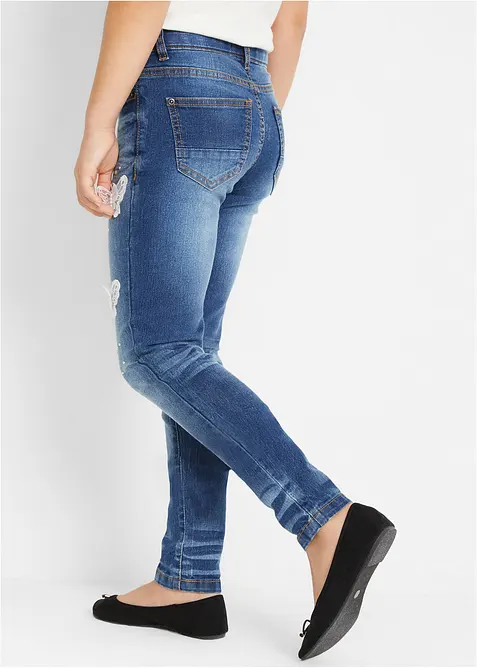 Jeans skinny, vita media, bonprix