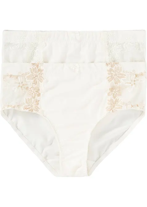 Slip modellante con ricami (pacco da 2), bonprix