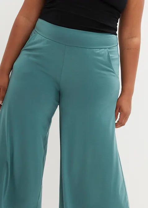 Pantaloni culotte loungewear con gambe larghe, bonprix