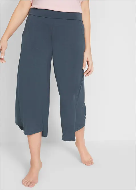 Pantaloni culotte loungewear con gambe larghe, bonprix
