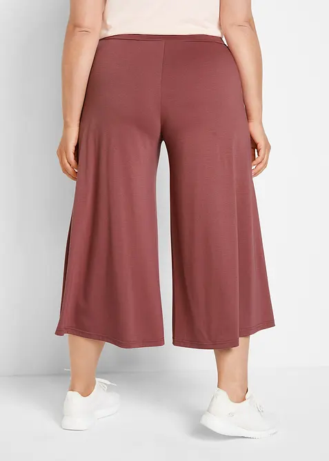 Pantaloni culotte loungewear con gambe larghe, bonprix