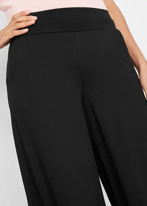 Pantaloni culotte loungewear con gambe larghe, bonprix