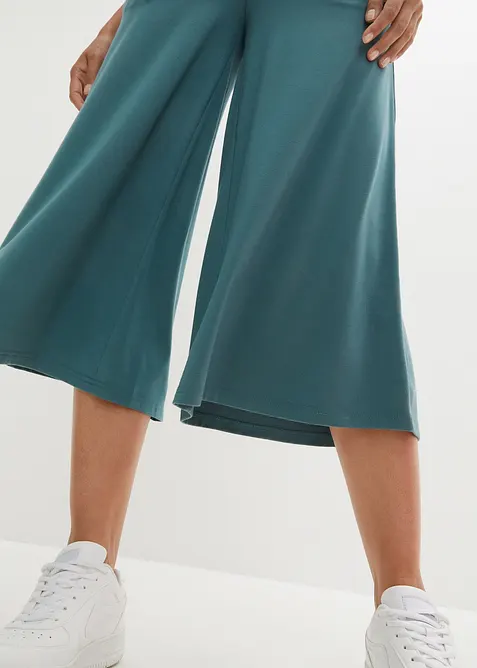 Pantaloni culotte loungewear con gambe larghe, bonprix