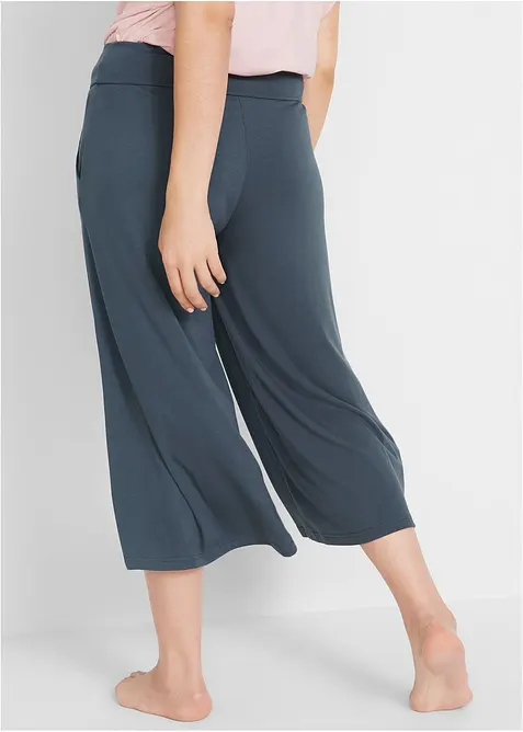 Pantaloni culotte loungewear con gambe larghe, bonprix