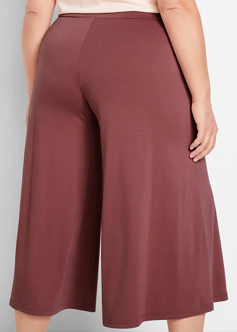 Pantaloni culotte loungewear con gambe larghe, bonprix