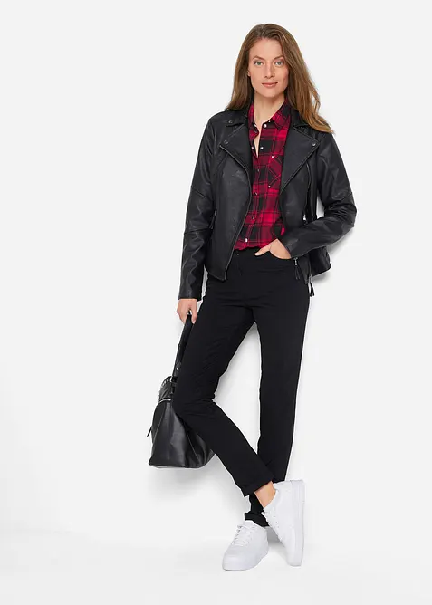 Camicia a quadri in puro cotone, bonprix