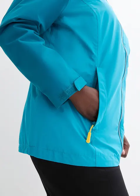 Giacca tecnica impermeabile con cappuccio, bonprix