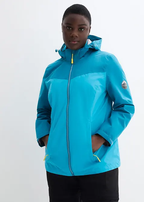 Giacca tecnica impermeabile con cappuccio, bonprix