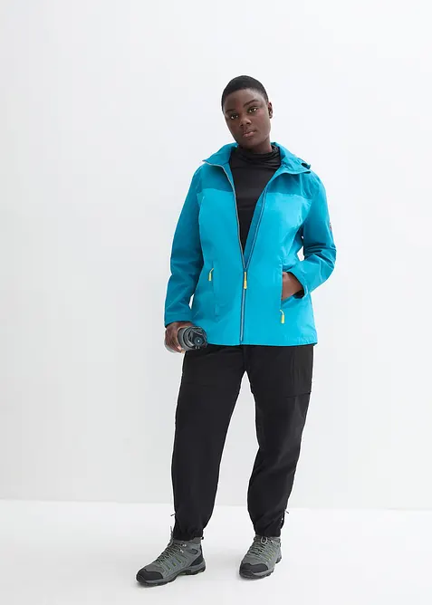 Giacca tecnica impermeabile con cappuccio, bonprix