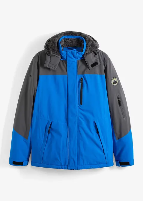 Giacca tecnica impermeabile con fodera in pile morbido, bonprix