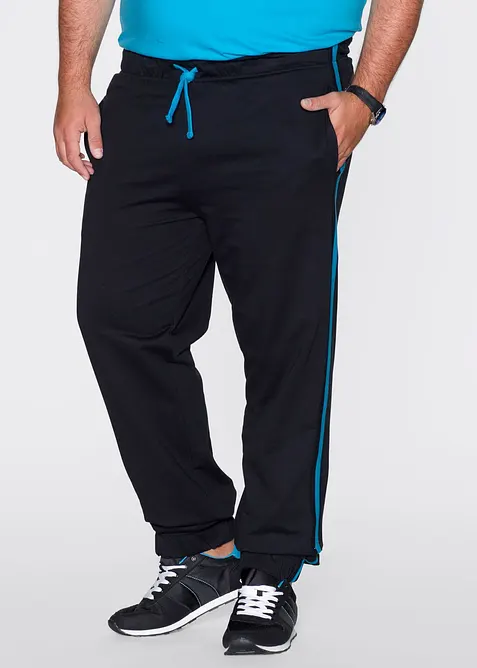 Pantaloni da jogging con dettagli a contrasto, bonprix