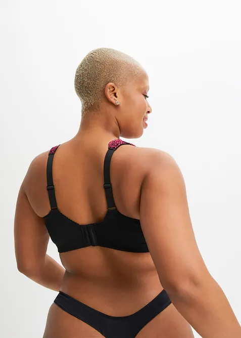 Reggiseno contenitivo senza ferretto con spalline imbottite, bonprix