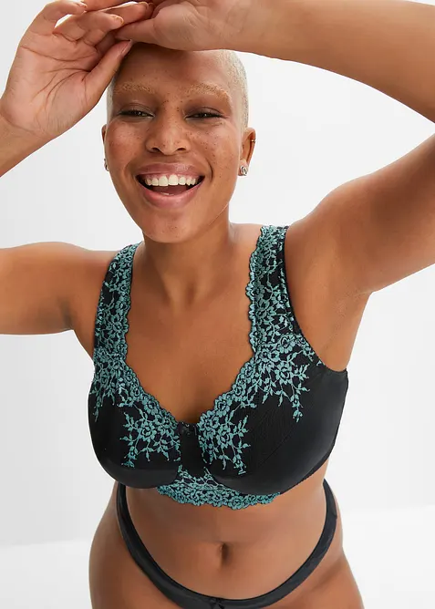 Reggiseno contenitivo senza ferretto con spalline imbottite, bonprix