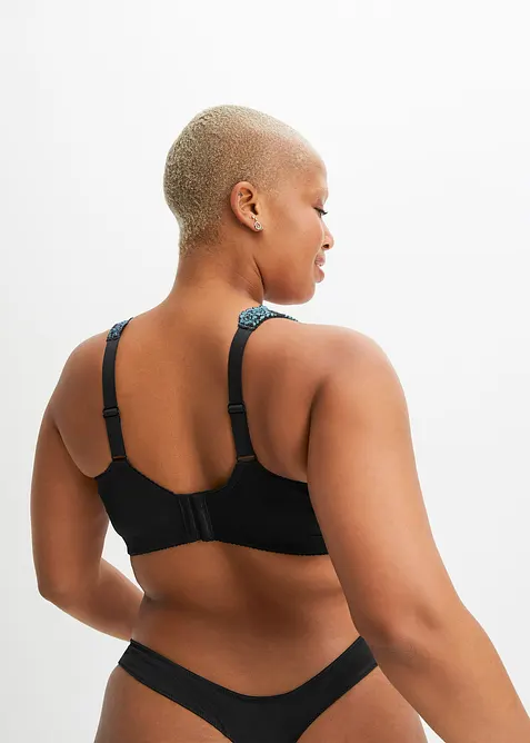 Reggiseno contenitivo senza ferretto con spalline imbottite, bonprix