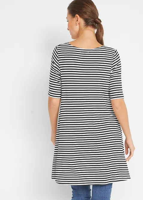 Maglia lunga in misto viscosa, bonprix