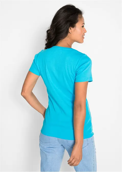 T-shirt in cotone a maniche corte, bonprix
