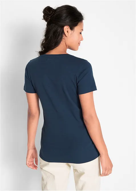 T-shirt in cotone a maniche corte, bonprix