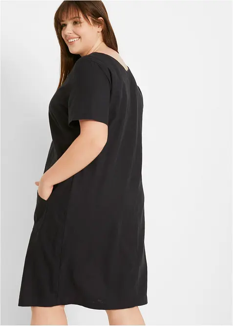 Miniabito in misto lino, bonprix