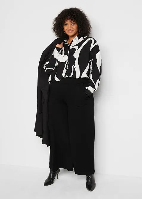 Pantaloni culotte in misto viscosa, bonprix