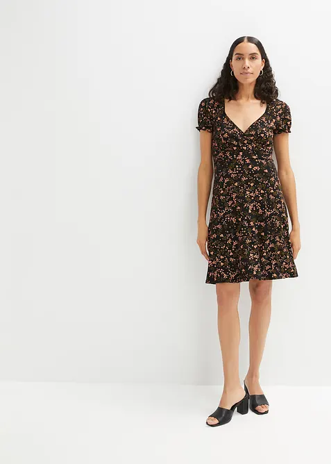 Abito in jersey di misto viscosa, bonprix