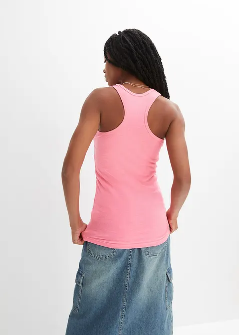 Canotta a costine in puro cotone biologico (pacco da 2), bonprix