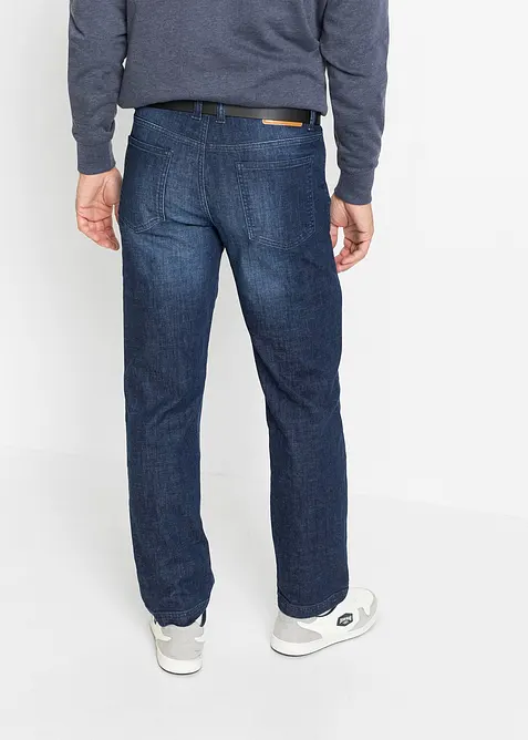 Jeans elasticizzati con cavallo rinforzato classic fit, tapered, bonprix