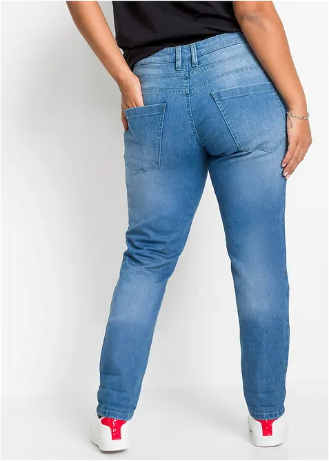 Jeans boyfriend, vita media, bonprix