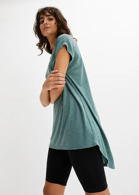 Maglia lunga in misto viscosa, bonprix