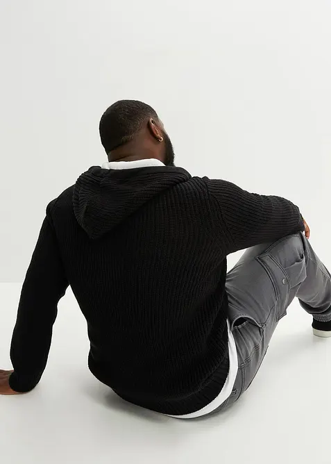 Maglione con cappuccio, bonprix