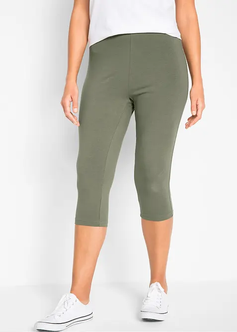 Leggings capri aderenti (pacco da 2), bonprix