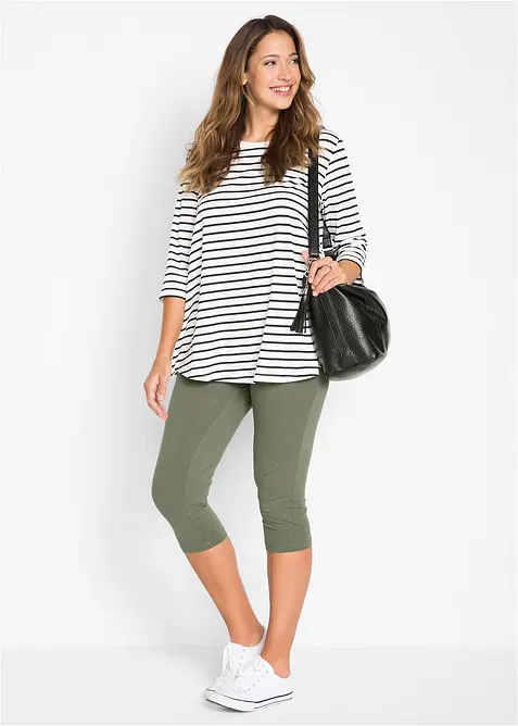 Leggings capri aderenti (pacco da 2), bonprix