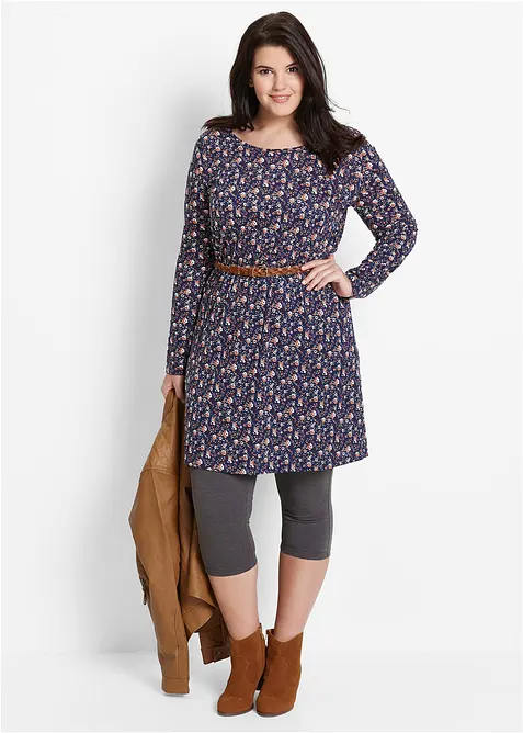 Leggings capri aderenti (pacco da 2), bonprix