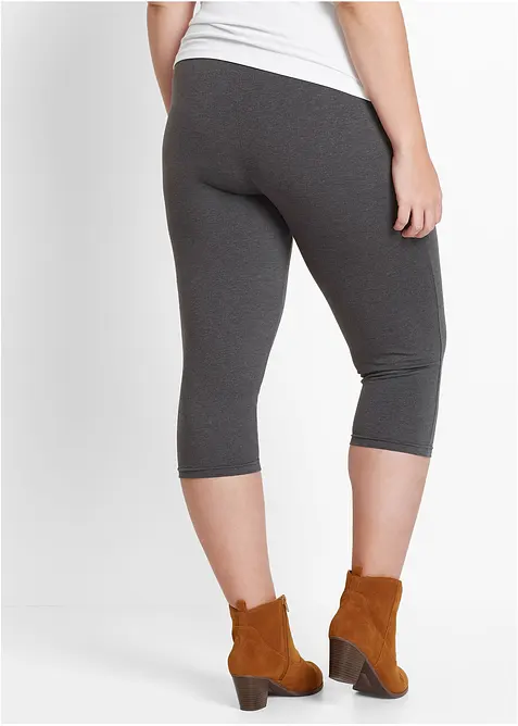 Leggings capri aderenti (pacco da 2), bonprix
