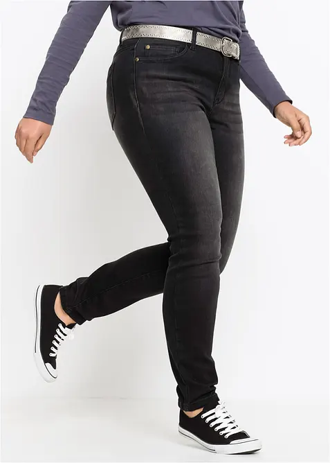 Jeans modellanti slim fit, vita alta, bonprix