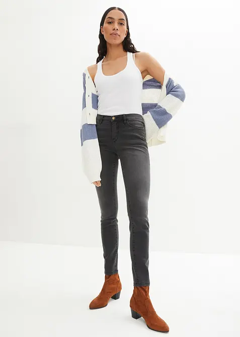 Jeans modellanti slim fit, vita alta, bonprix