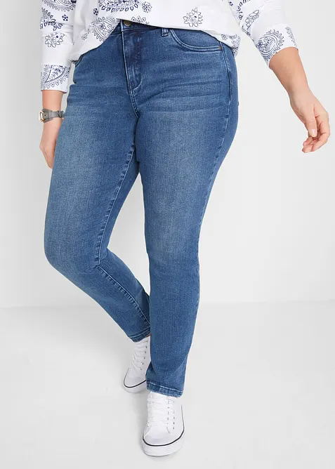 Jeans modellanti slim fit, vita alta, bonprix