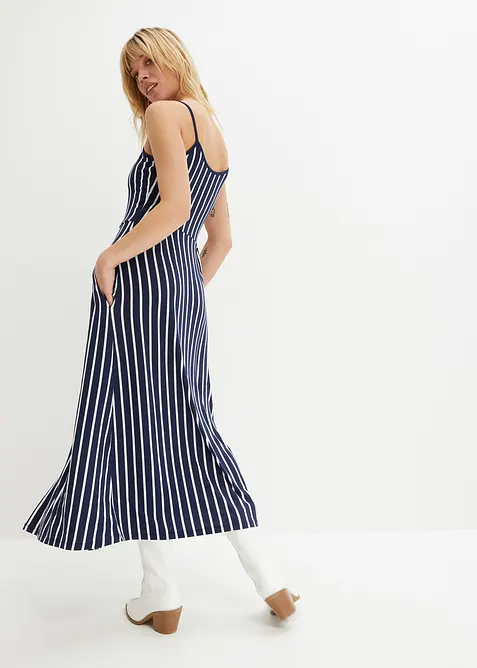 Abito midi in morbido misto viscosa e elastan, bonprix