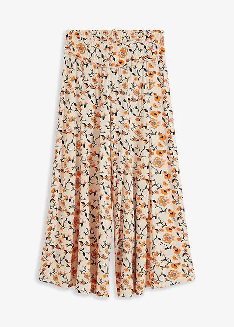 Pantaloni a palazzo in viscosa fluente, bonprix