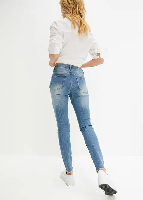 Jeans skinny, vita media, bonprix