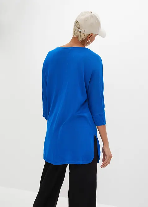 Maglione in filato fine con maniche a 3/4, bonprix