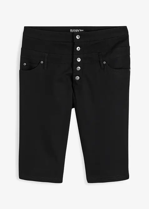 Bermuda in misto cotone elasticizzato, bonprix