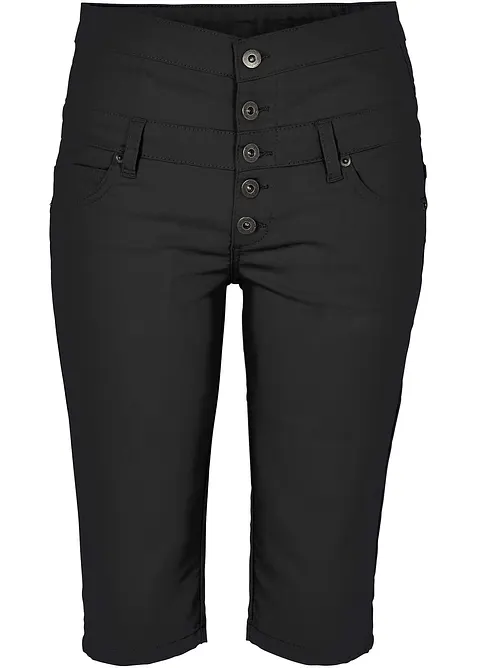 Bermuda in misto cotone elasticizzato, bonprix