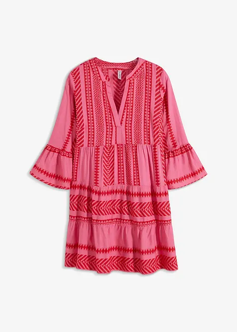 Miniabito stile tunica in viscosa fluente, bonprix