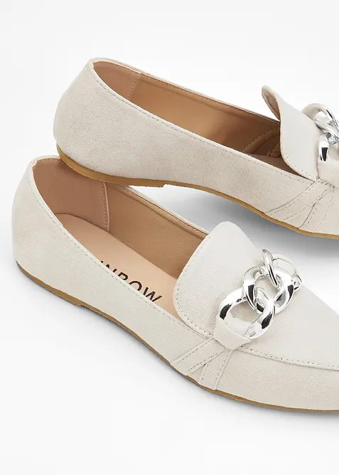 Mocassini con catena, bonprix
