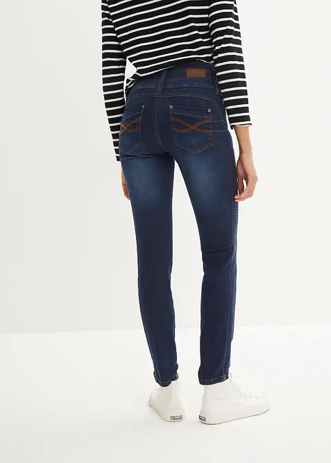 Jeans modellanti slim, vita alta, bonprix