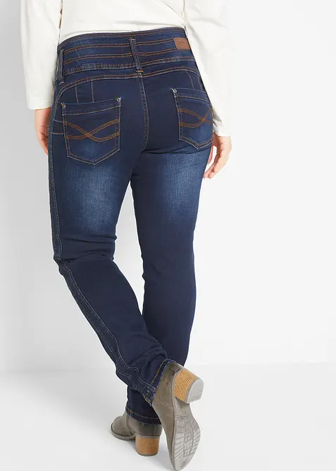 Jeans modellanti slim, vita alta, bonprix
