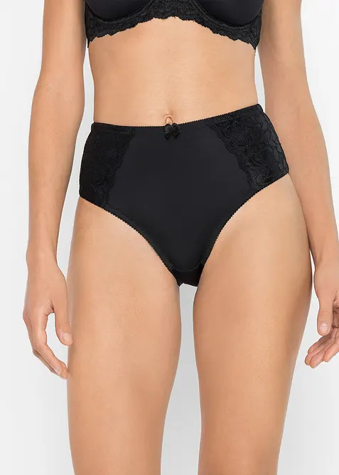 Slip alto con pizzo delicato (pacco da 2), bonprix