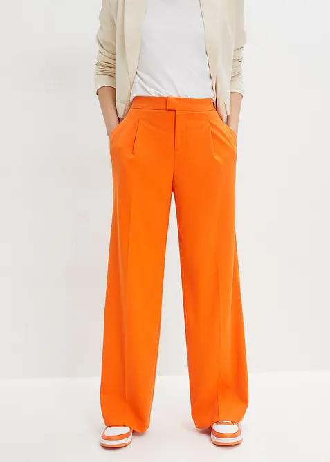 Pantaloni con pinces comodi in vita, bonprix